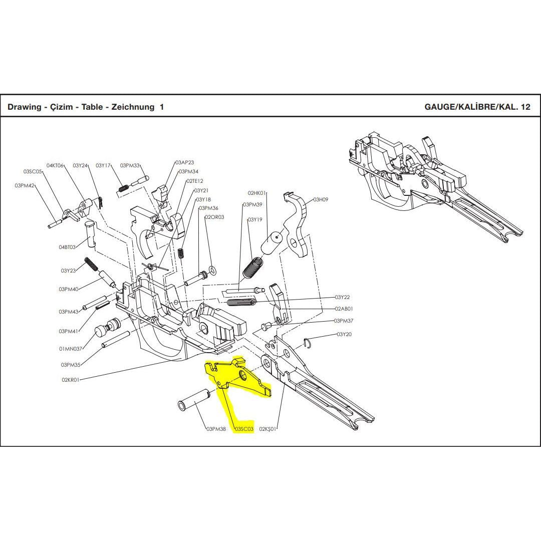 Retay Semiauto Small Parts