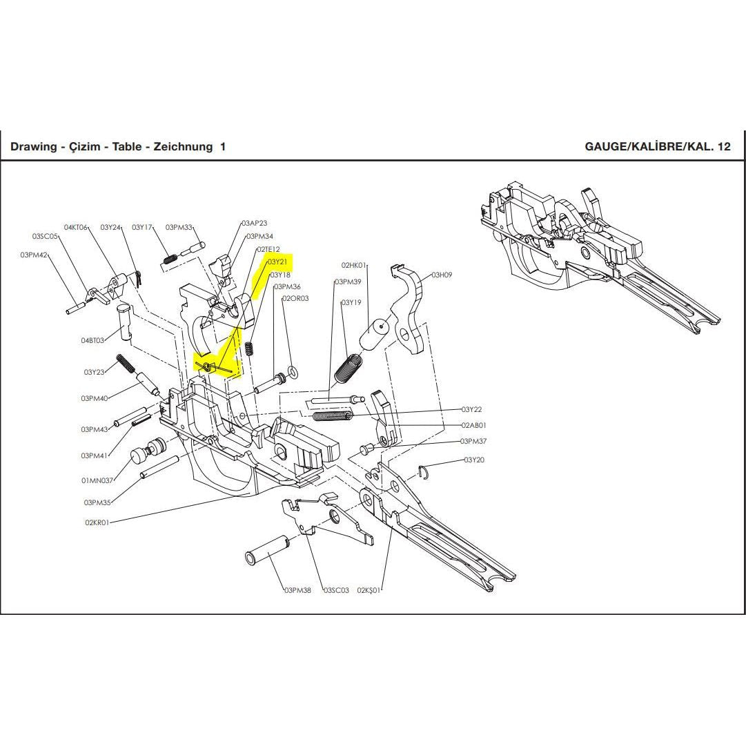 Retay Semiauto Small Parts