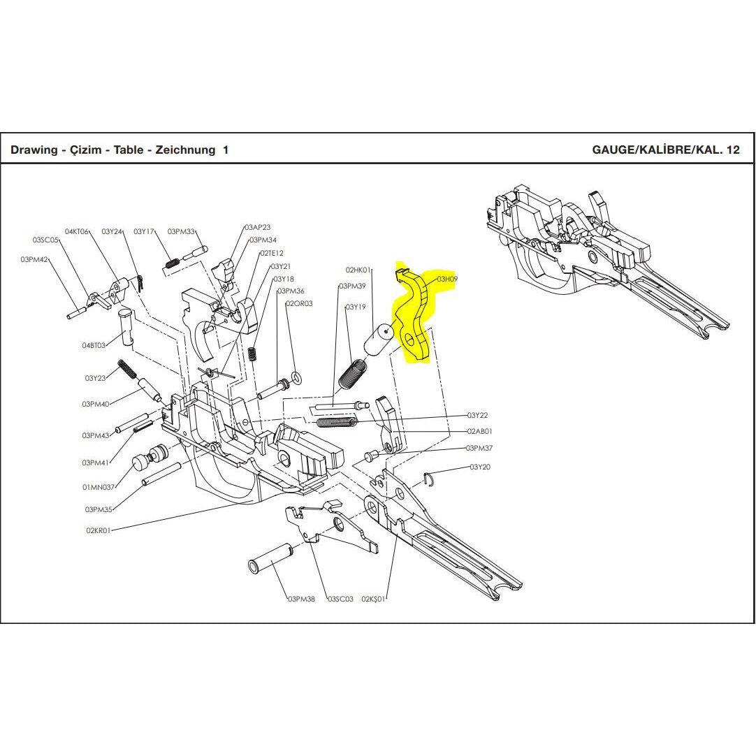 Retay Semiauto Small Parts