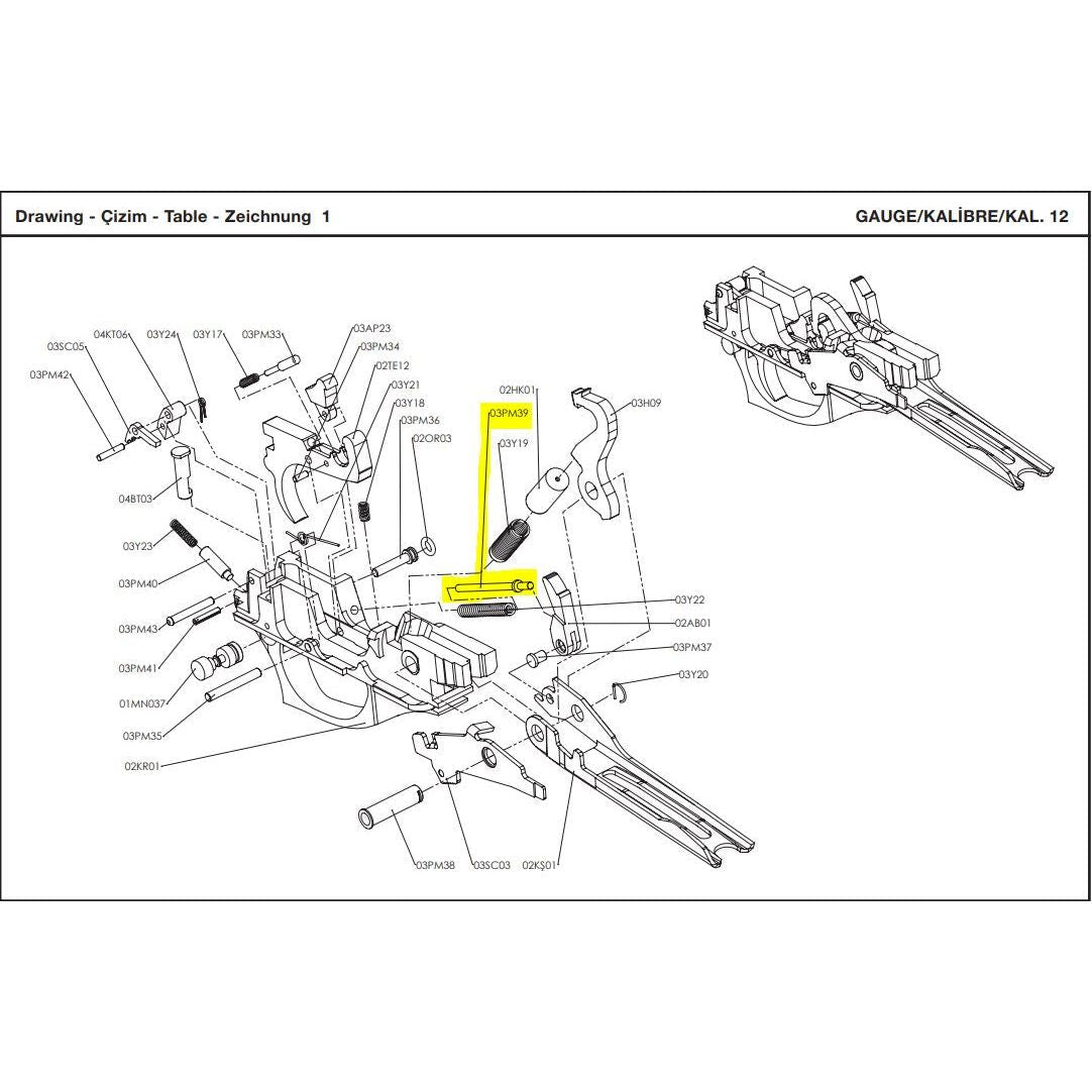 Retay Semiauto Small Parts