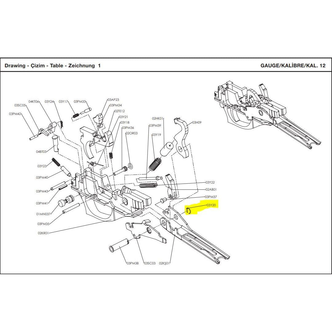 Retay Semiauto Small Parts