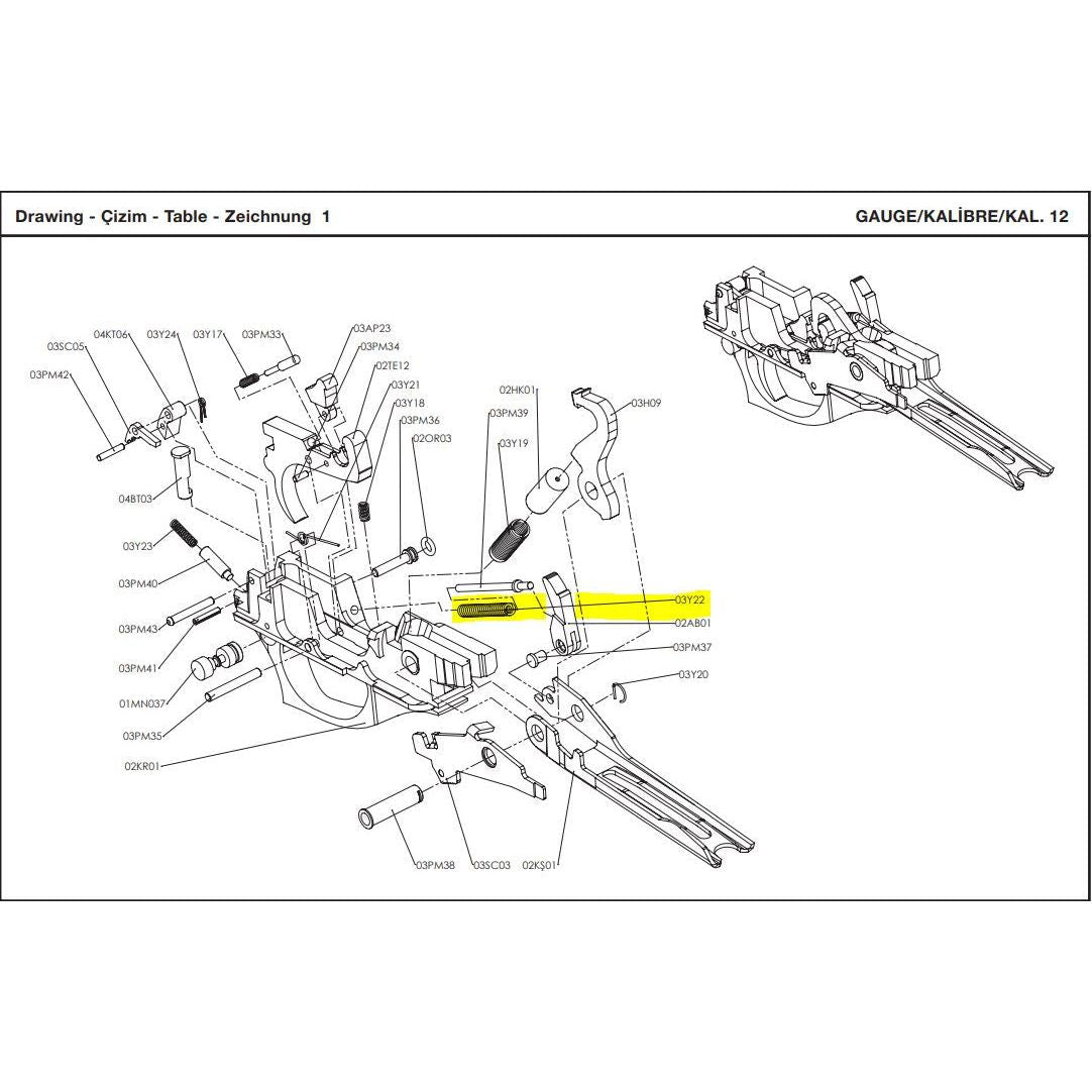 Retay Semiauto Small Parts
