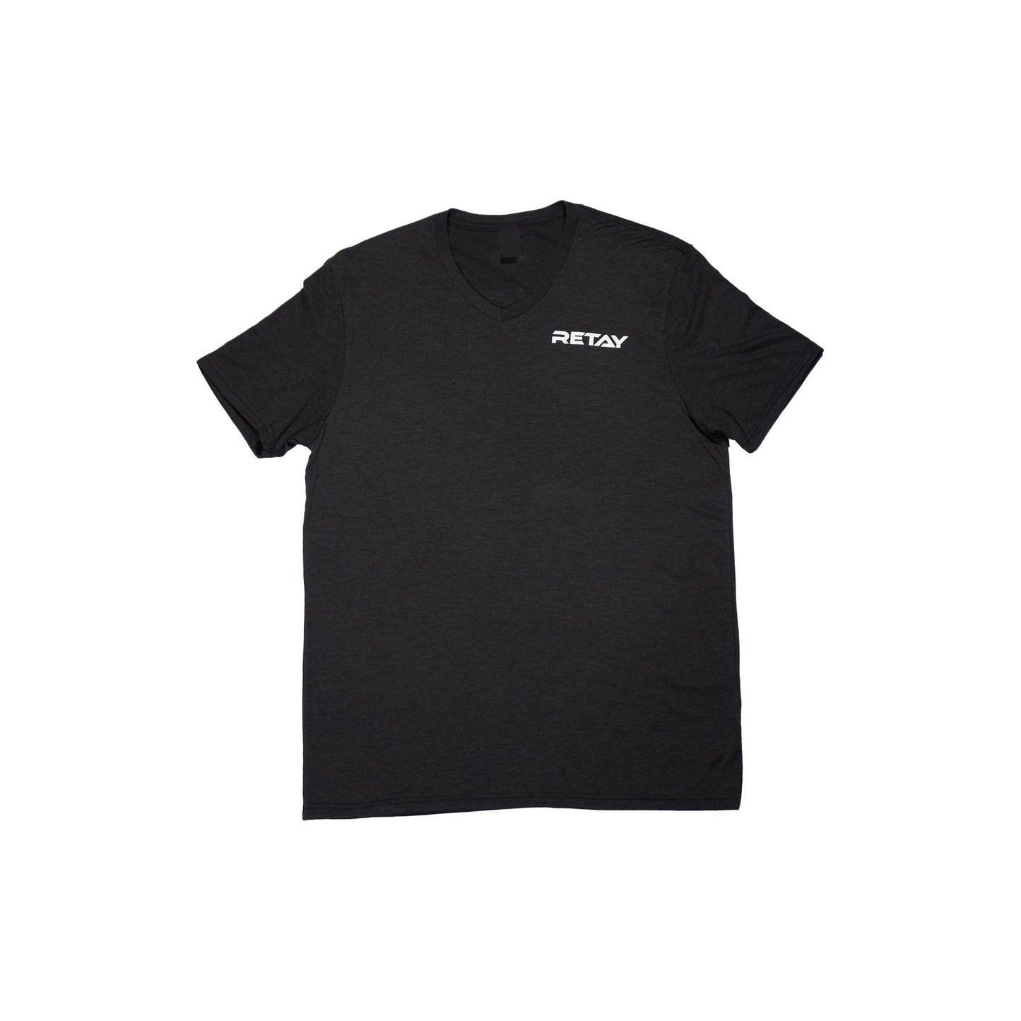 Men's RETAY Logo V-Neck Tee Space Black