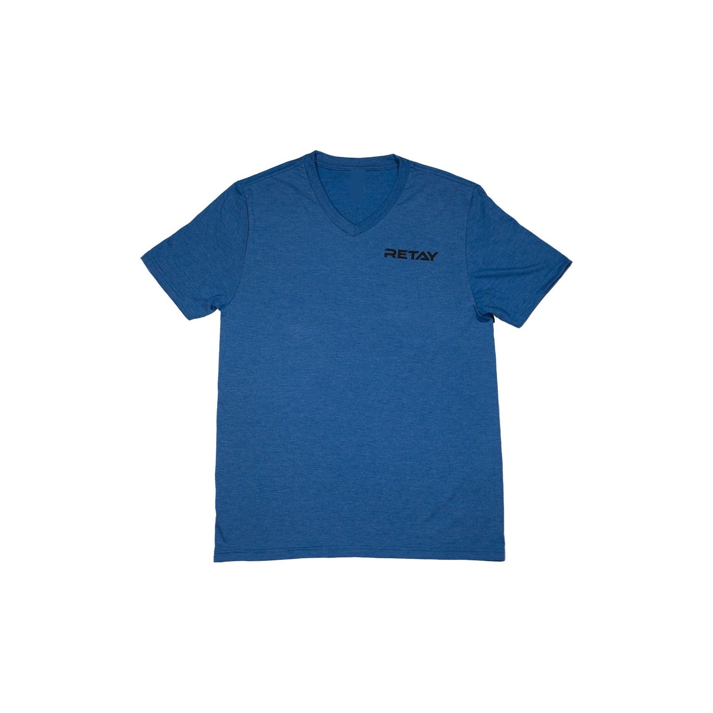 Men's RETAY Logo V-Neck Tee Royal Frost